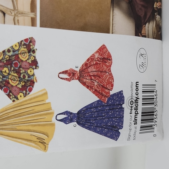 Simplicity Halter Dress Pattern Size 6-14 - Picture 3 of 6